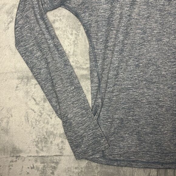 Nike Heathered Light Blue 1/4 Zip Running Lightweight Pullover Size XS - Picture 5 of 10